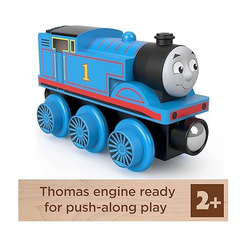  Thomas & Friends Wooden Railway Toy Train Thomas Push-Along Wood Engine for Toddlers & Preschool Kids Ages 2+ Years