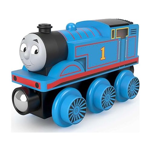  Thomas & Friends Wooden Railway Toy Train Thomas Push-Along Wood Engine for Toddlers & Preschool Kids Ages 2+ Years