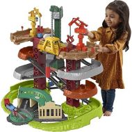 Thomas & Friends Multi-Level Track Set Trains & Cranes Super Tower with Thomas & Percy Engines plus Harold for Preschool Kids Ages 3+ Years (Amazon Exclusive)