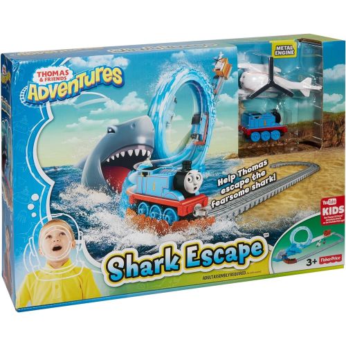 피셔프라이스 [아마존베스트]Fisher-Price Thomas & Friends Adventures, Shark Escape Train Playset