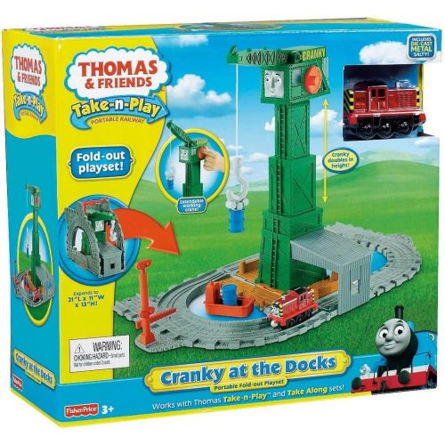  Thomas & Friends Take-N-Play: Cranky at the Docks w/ Bonus Thomas and Cargo Car