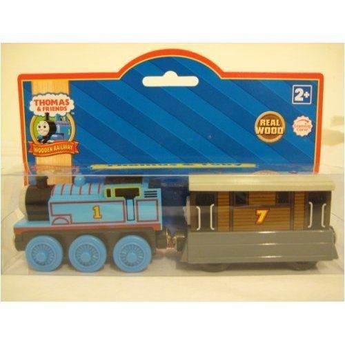  Thomas & Friends Thomas & Toby Gift Pack - Thomas the Tank Train Wooden Railway