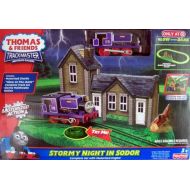 Thomas & Friends Thomas and Friends Glow in the Dark Stormy Night in Sodor Complete Set with Motorized Engine