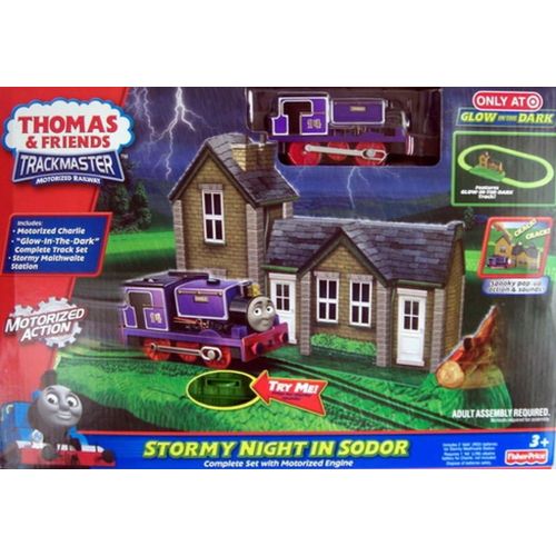  Thomas & Friends Thomas and Friends Glow in the Dark Stormy Night in Sodor Complete Set with Motorized Engine