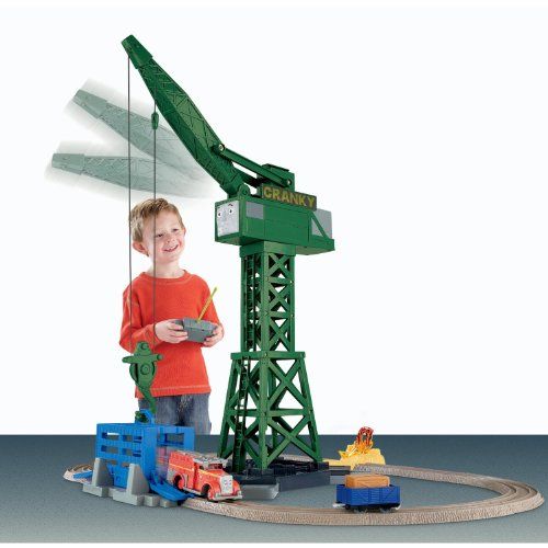  Thomas & Friends Thomas the Train: TrackMaster Cranky and Flynn Save the Day Playset