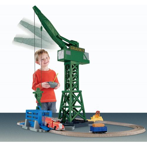  Thomas & Friends Thomas the Train: TrackMaster Cranky and Flynn Save the Day Playset