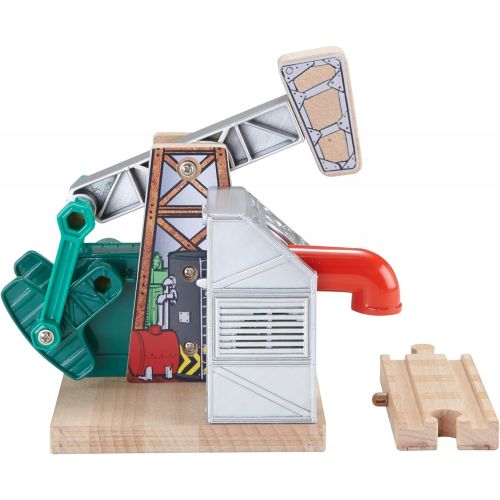  Fisher-Price Thomas & Friends Wooden Railway, Sodor Oil Derrick - Battery Operated