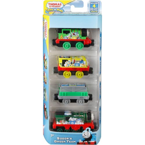  Fisher-Price Thomas & Friends Take-n-Play, Sodors Green Team