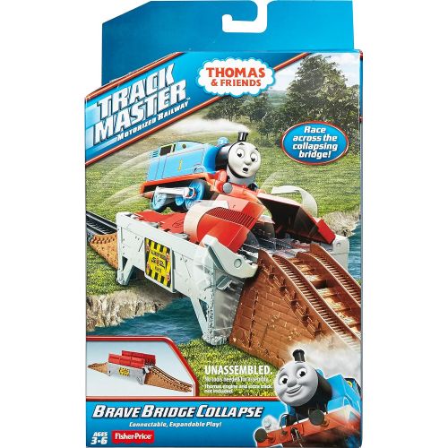  Fisher-Price Thomas & Friends TrackMaster, Brave Bridge Collapse Train Set