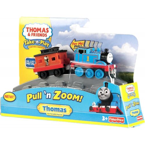  Fisher-Price Thomas & Friends Take-n-Play, Pull n Zoom - Thomas