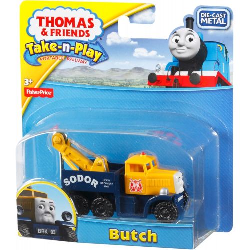  Fisher-Price Thomas & Friends Take-n-Play, Butch the Heavy Recovery Unit Tow Truck