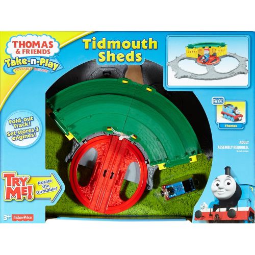  Fisher-Price Thomas & Friends Take-n-Play, Tidmouth Sheds Adventure Hub