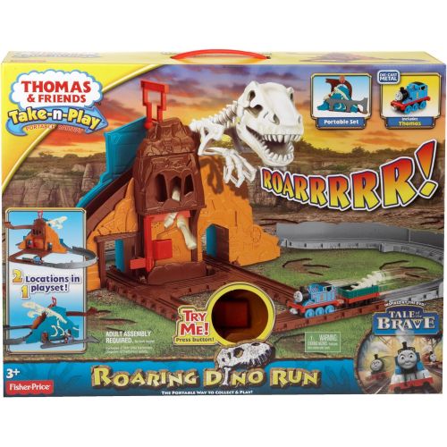  Fisher-Price Thomas & Friends Take-n-Play, Roaring Dino Run