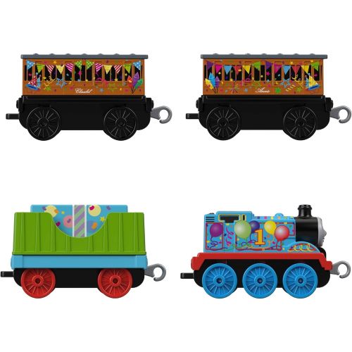  Fisher-Price Thomas & Friends Celebration/Birthday Push Along, 4 Pack