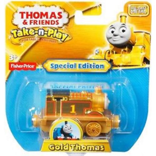 Thomas & Friends Take N Play Special Edition Gold Thomas