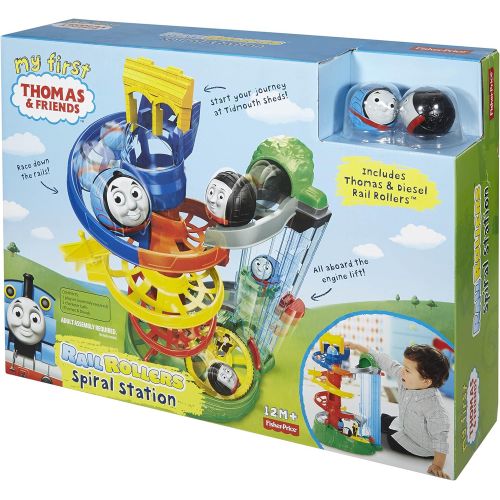  Thomas & Friends Fisher-Price My First, Rail Rollers Spiral Station