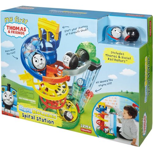  Thomas & Friends Fisher-Price My First, Rail Rollers Spiral Station