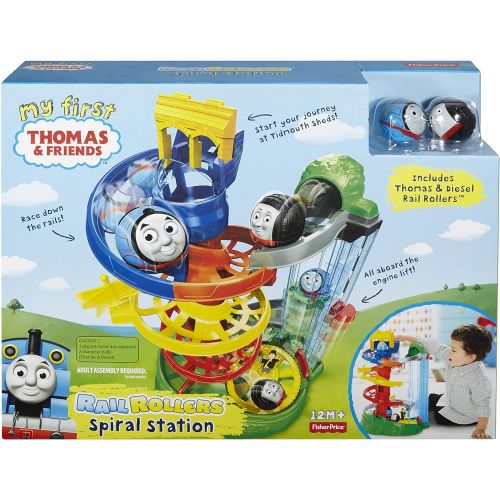  Thomas & Friends Fisher-Price My First, Rail Rollers Spiral Station