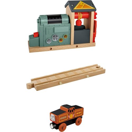  Fisher-Price Thomas & Friends Wooden Railway, Battery Charging Station - Battery Operated