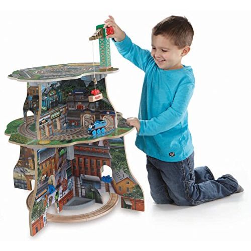  Fisher-Price Thomas & Friends Wooden Railway, Up and Around Sodor Adventure Tower