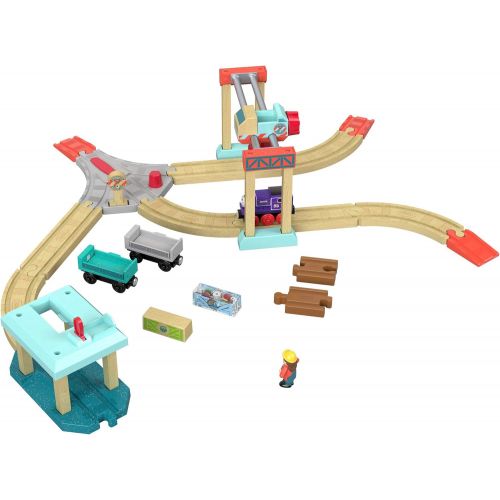 Thomas & Friends Fisher-Price Wood, Lift & Load Cargo Set
