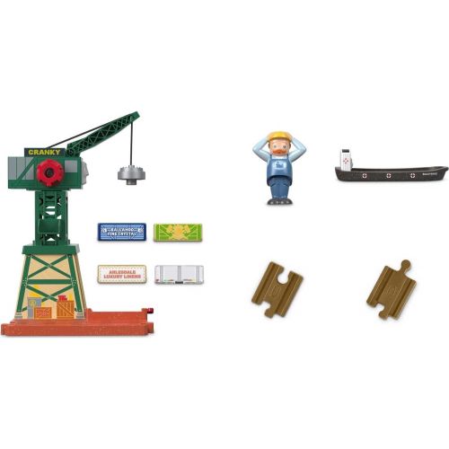  Thomas & Friends Fisher-Price Wood, Cranky at The Docks