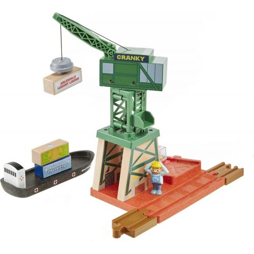  Thomas & Friends Fisher-Price Wood, Cranky at The Docks