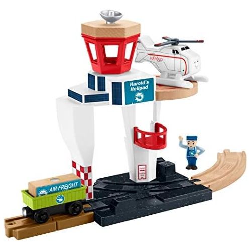  Thomas & Friends Fisher-Price Wood Harolds Helipad Playset