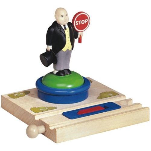  토마스와친구들 기차 장난감Thomas & Friends Thomas Wooden Railway Sir Topham Hatt Auto-Stop Track