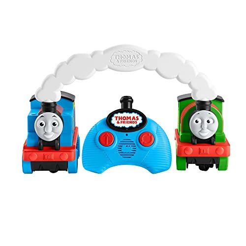  토마스와친구들 기차 장난감Thomas & Friends 0194735019311 HDB64-Race & Chase Thomas & Percy R/C, Mixed