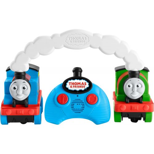  토마스와친구들 기차 장난감Thomas & Friends 0194735019311 HDB64-Race & Chase Thomas & Percy R/C, Mixed