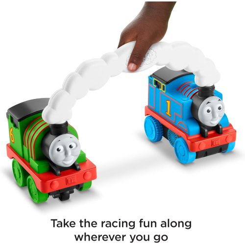  토마스와친구들 기차 장난감Thomas & Friends 0194735019311 HDB64-Race & Chase Thomas & Percy R/C, Mixed