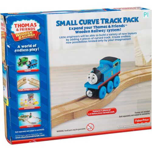  토마스와친구들 기차 장난감Thomas & Friends Wooden Railway, Curved Track Pack