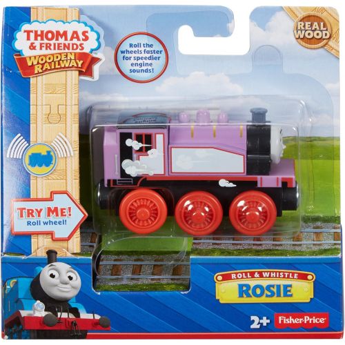  토마스와친구들 기차 장난감Thomas & Friends Wooden Railway Set, Roll and Whistle Rosie