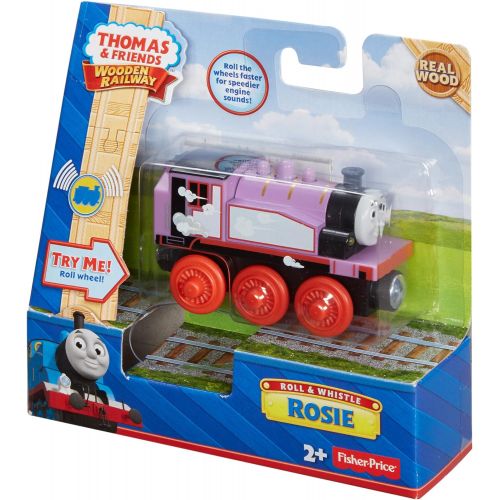  토마스와친구들 기차 장난감Thomas & Friends Wooden Railway Set, Roll and Whistle Rosie