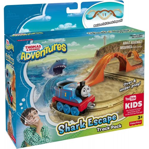  토마스와친구들 기차 장난감Thomas & Friends Adventures, Shark Escape Track Pack