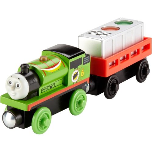  토마스와친구들 기차 장난감Thomas & Friends Wooden Railway, Ready, Set, Race Percy