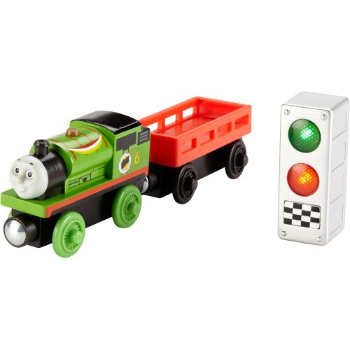  토마스와친구들 기차 장난감Thomas & Friends Wooden Railway, Ready, Set, Race Percy