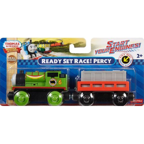  토마스와친구들 기차 장난감Thomas & Friends Wooden Railway, Ready, Set, Race Percy