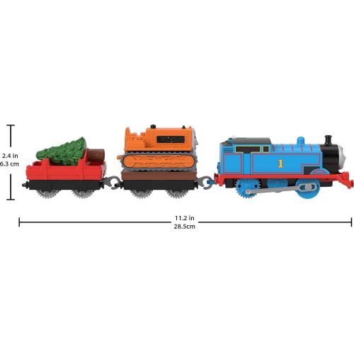  토마스와친구들 기차 장난감Thomas & Friends Thomas & Terence, Battery-Powered Motorized Toy Train for Preschool Kids Ages 3 Years and up