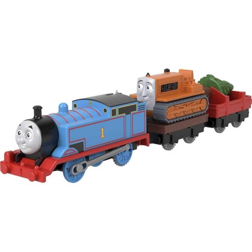  토마스와친구들 기차 장난감Thomas & Friends Thomas & Terence, Battery-Powered Motorized Toy Train for Preschool Kids Ages 3 Years and up