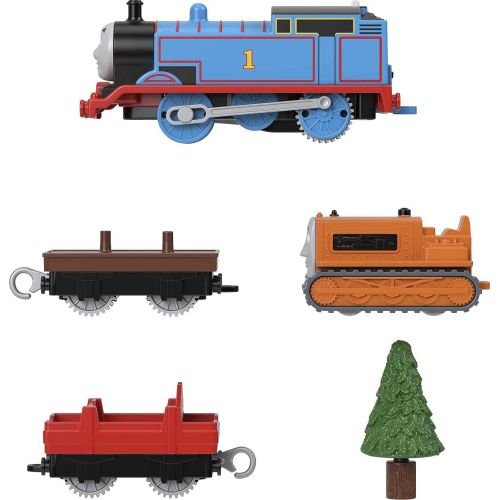  토마스와친구들 기차 장난감Thomas & Friends Thomas & Terence, Battery-Powered Motorized Toy Train for Preschool Kids Ages 3 Years and up