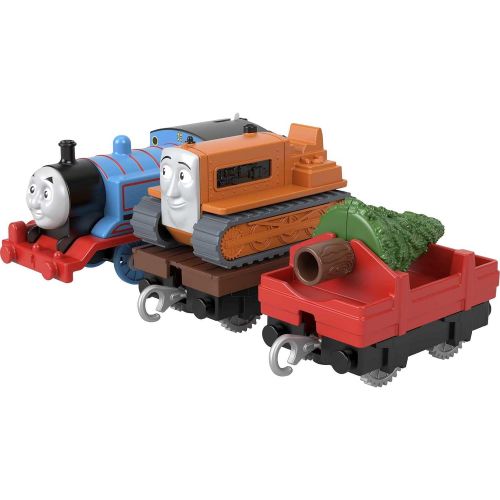  토마스와친구들 기차 장난감Thomas & Friends Thomas & Terence, Battery-Powered Motorized Toy Train for Preschool Kids Ages 3 Years and up