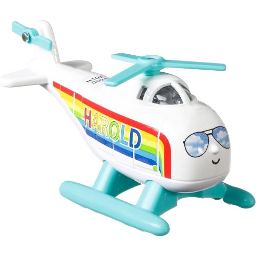  토마스와친구들 기차 장난감Thomas & Friends Fisher-Price Rainbow Harold Push-Along Toy Helicopter for Preschool Kids Ages 3 Years and Up