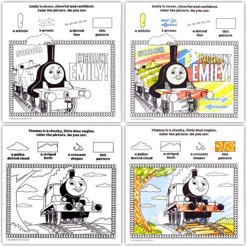  토마스와친구들 기차 장난감Thomas & Friends Thomas the Train Imagine Ink Book and Sticker Book Set (2 Books and Mess Free Marker)