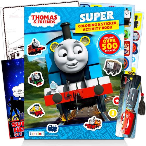  토마스와친구들 기차 장난감Thomas & Friends Thomas the Train Sticker Activity & Learning Book - 500 Stickers!