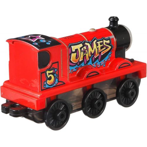  토마스와친구들 기차 장난감Thomas & Friends Graffiti James Push-Along Train Engine for Preschool Kids Ages 3 Years and Up