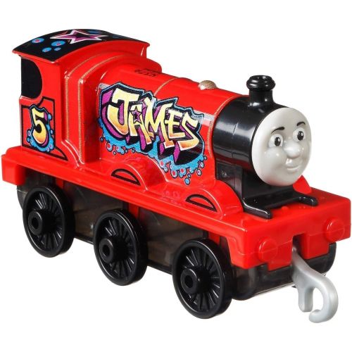  토마스와친구들 기차 장난감Thomas & Friends Graffiti James Push-Along Train Engine for Preschool Kids Ages 3 Years and Up