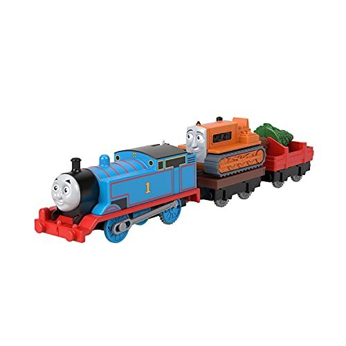  토마스와친구들 기차 장난감Thomas & Friends Thomas & Terence, battery-powered motorized toy train for preschool kids ages 3 years and up