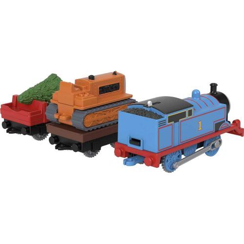  토마스와친구들 기차 장난감Thomas & Friends Thomas & Terence, battery-powered motorized toy train for preschool kids ages 3 years and up